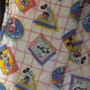 Vintage Disney Mickey Mouse Twin Comforter